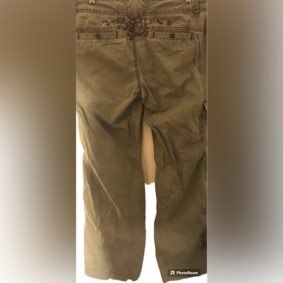 EXPRESS COTTON CARGO WITH BROCADE PANT - Picture 6 of 9